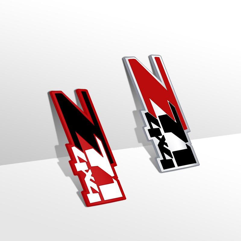Auto Metal For Chevrolet Z71 4X4 Grille Logo Silverado Sierra Tahoe Suburban 1500 Chevy Camaro Aveo Trax Car Badge Trunk Sticker
