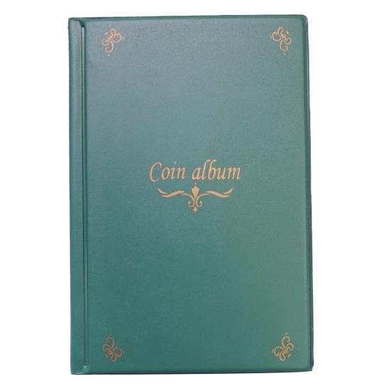 Книга для сбора монет, 10 страниц, 150 карманов, прозрачный ПВХ, многоцелевые марки, памятные медали, органайзер для монет