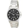 Citizen Q&Q Men's Analog Watch with 10-Year Battery Life, Waterproof Metal Band, Silver (A23A-002PK)