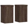 VidaXL Supports pour plantes 2 pcs chêne marron bois d'ingénierie, support de fleurs, support de pot, support pour plantes 852885