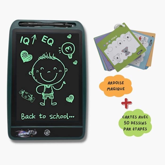 Magic Slate for Writing and Drawing Monochrome 10 Inches (Green)