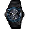 Без CaSio [CaSio] Часы G Shock [Официальный для внутреннего рынка] Радиоволновые Солнечные awG M100a 1ajf Мужские Черный Черный Синий