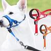 Anti-Pull Dog Training Muzzle with Leash & Nose Ring for Small Dogs