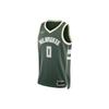 Dri-Fit NBA Letter Number Print Sleeveless Basketball Jersey SW Fan Edition 22-23 Season Logo Limited Milwaukee Bucks Damian Lillard 0 DN2012-332