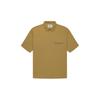 Fear of God Essentials Поло с коротким рукавом с однотонным принтом логотипа, унисекс, цвет Янтарный, FOG-FW21-006