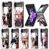 Чехол для телефона Аня из аниме Семья шпиона для Samsung Galaxy Z Flip7 Flip6 5G Flip5 Flip4 Flip3 ZFlip 7 6 3 4 5 Ударопрочная задняя крышка Gal