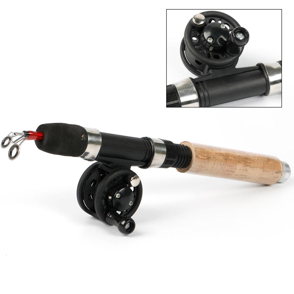 Комбинированные спиннинги и катушки для зимней рыбалки для ловли окуня, форели, лосося, набор инструментов для ловли рыбы