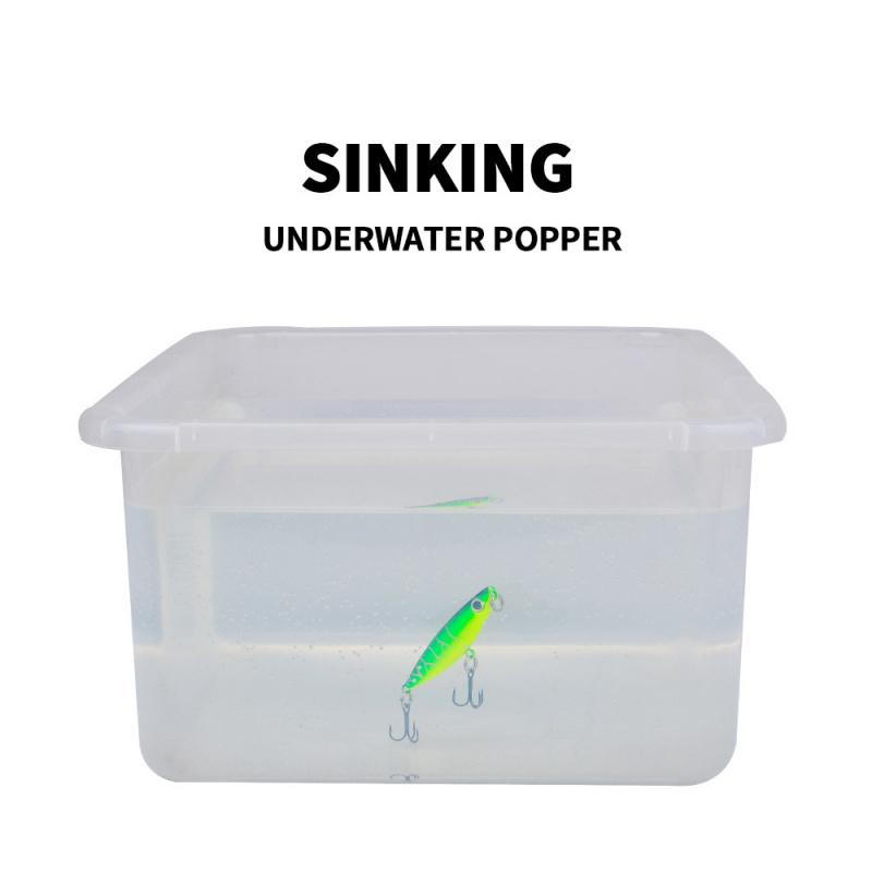 Micro-wave Popper Lure5PCS 12No.4.7cm 2gBlack hook bionic plastic hard bait is suitable for fishing with the carp and catfish