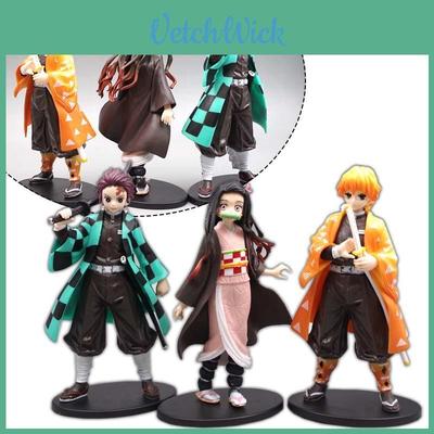 Детализированные фигурки Demon Slayer Kimetsu No Yaiba с Мицури, Муичиро, Тэнгеном, Кёджуро, Обанаем, Канао, Санеми. Идеально для демонстрации и в качестве подарков.