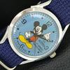 ШВЕЙЦАРСКИЕ ВИНТАЖНЫЕ МУЖСКИЕ ЧАСЫ С РУЧНЫМ ПОДЗАВОДОМ, ВОССТАНОВЛЕННЫЕ, С СИННИМ ЦИФЕРБЛАТОМ a707203-1