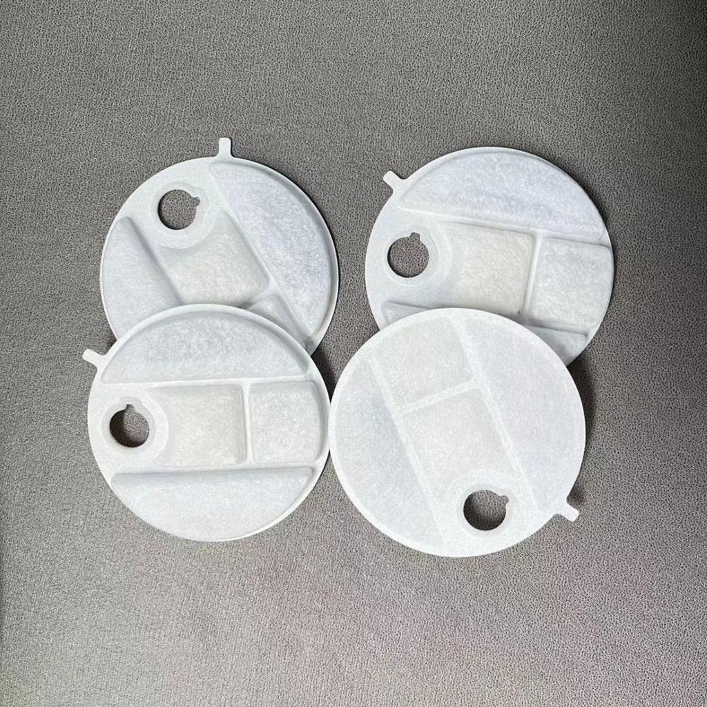 4 шт. Сменные фильтры для фонтана для домашних животных Уникальный прямоугольный Двойная фильтрация Сменные