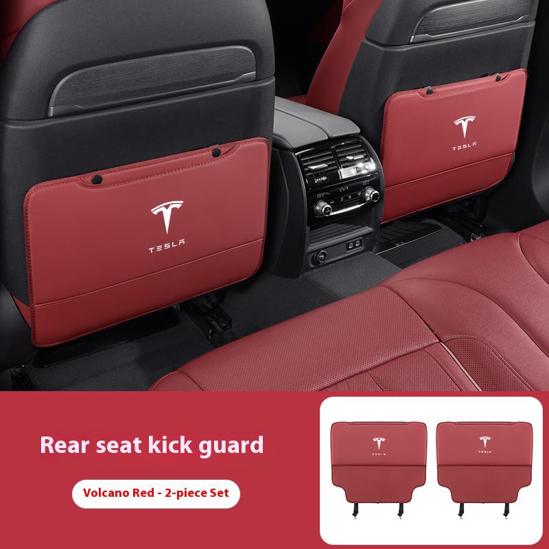 CSION1 Car Seat Back Storage Anti-kick Pad For Tesla Model 3 Model Y Model S Model X Auto Tesla The Back of The Interior Accessories
