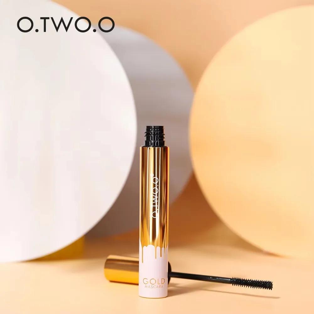 O.TWO.O 3D тушь для ресниц, удлиняющая черная ресница, наращивание ресниц, кисть для красоты, макияжа, долговечная тушь золотого цвета
