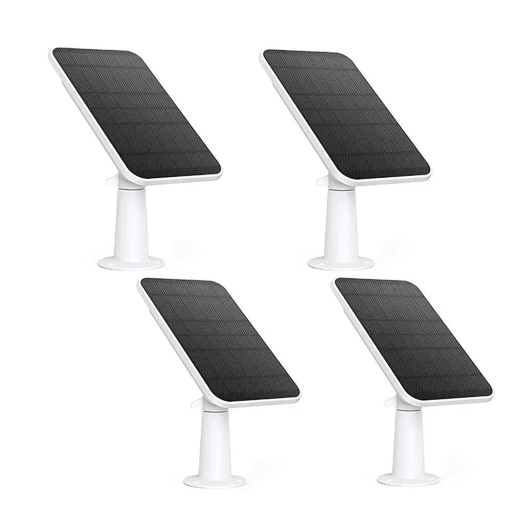 9.8ft Extended Cable Solar Panel Kit Powers Eufycam 2C Cameras For Villa Outdoor Surveillance Equipment Daily Operation
