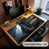 Skull Gothic Theme Custom Mouse Pad Personalized With Name Text Customized Desk Mat For Office Home Decor