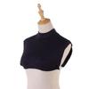 New Womens Muslim Modal Fake False Collar Islamic Hijab Extensions Turtleneck High Neck Cover Warmer Bright Solid Color Half Top