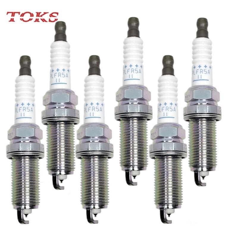 4-6 шт. 22401-5M015 PLFR5A-11 иридиевые свечи зажигания для CITROEN C5 C6 C8 PEUGEOT 407 607 807 LANCIA PHEDRA 3,0 3.0L V6