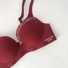 Женская Мода Комфортный Дышащий Бесшовный Мягкий Бюстгальтер Пуш-ап Однотонное Нижнее Белье Сексуальное Кружевное Белье EMA