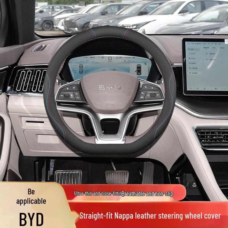 BYD Song L DMI Steering Wheel Cover: Anti-Slip, No Odor, Easy Install, Fits 25 EV Models