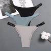 FINETOO 3PCS/Set Women's Lingerie Panties Cotton Gstring Female Underpants Sexy Letter Panties Thong Pantys Underwear Intimates