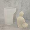 Candle Moulds Clay Moulds Crafts Moulds Hand-making Supplies Buddhism Shape Non-stick Silicone Material for Figure Craft