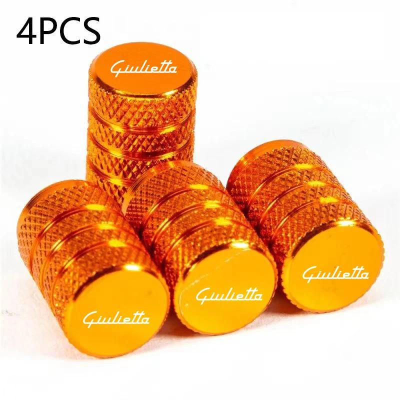 SVMHZ1 For Alfa Romeo Giulietta Accessories Car Wheel Tire Valve Caps Tyre Stem Covers Airdust Waterproof