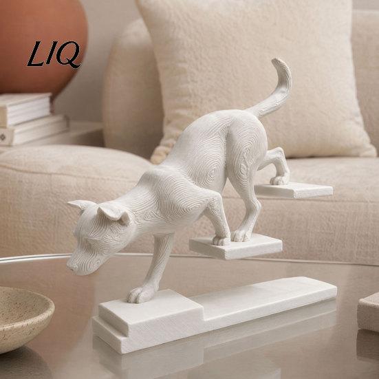Стильное украшение-скульптура для питомца, 3D-печатная фигурка кошки/собаки, Скульптура животного для лестницы, Фигурка кошки/собаки, Шагающая, Художественный подарок на стол, Устойчивая