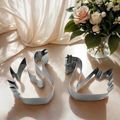 2 шт. Формочки для печенья из нержавеющей стали Формы для печенья Многоцелевые формы для выпечки десертов Металлические принадлежности для выпечки пирожных