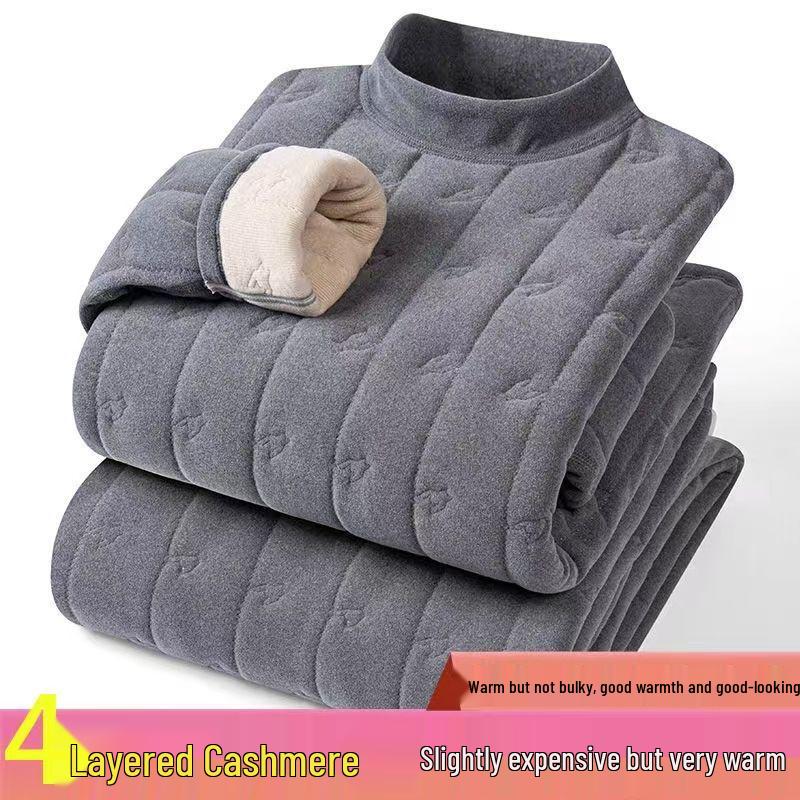 Мужская зимняя хлопковая куртка: Толстая, теплая, морозостойкая верхняя одежда со съемным капюшоном, идеально подходит для гардероба мужчин среднего возраста и пап.