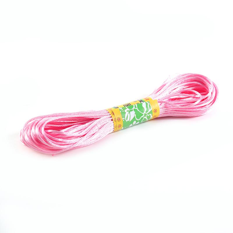 20m Nylon Cords Chinese Knot Woven Colorful Rope String Beads Thread For DIY Handmade Bracelet Jewelry Supplies Accessories