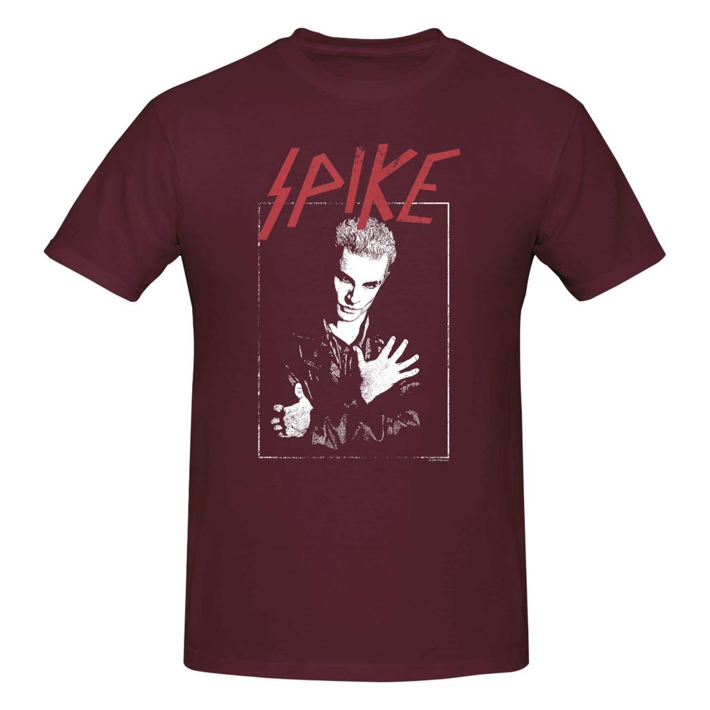 Piece Spike Vampire Funny Cotton TShirt Gothic Buffy Hunter Tees Tops For Unisex