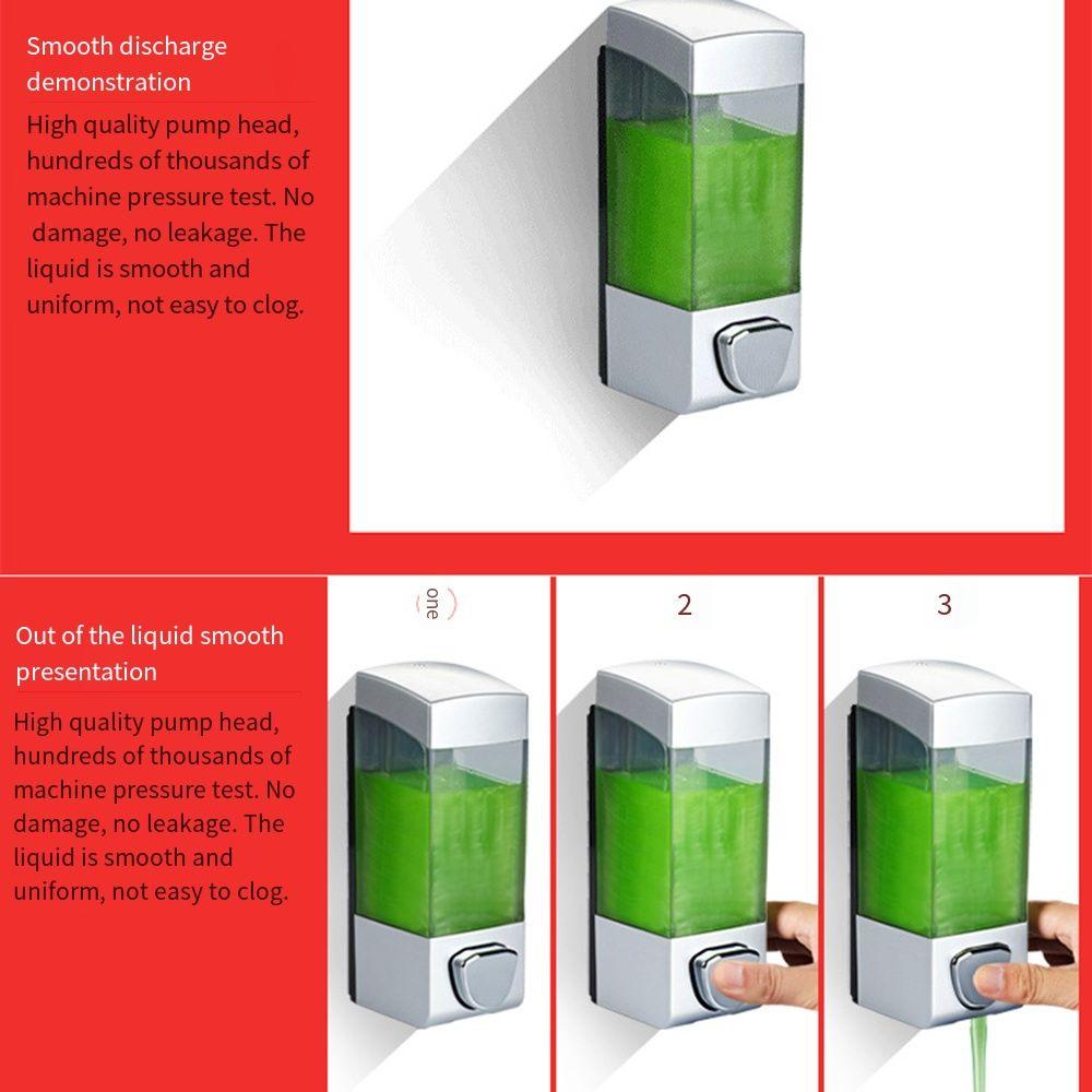 Manual Press Soap Liquid Dispenser 2in1 Shampoo Dispenser Bottle Simple Shower Gel Box Kitchen