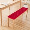 Thickened Plush Bench Cushion Mat Long Sofa Stool Seat Pat Non-Slip Autumn Winter Long Padded Bed End Cabinet Mat