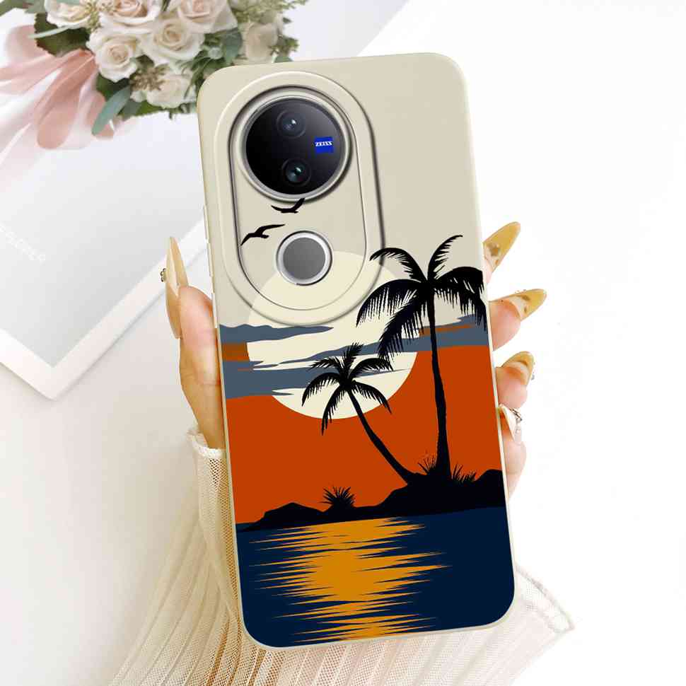 Для VIVO V50 5G Чехол Роскошный Силиконовый Ударопрочный VIVOV50 5G V2427 Корпус Цветной Мультяшный Мягкий Защитный Чехол для Мобильного Телефона