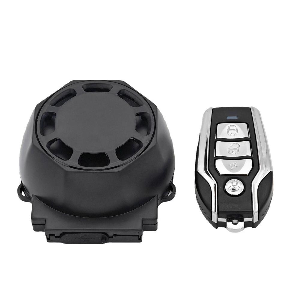 Сигнализация для мотоцикла, велосипеда, 122 дБ, громкая вибрация, беспроводная противоугонная система безопасности транспортного средства с дистанционным управлением