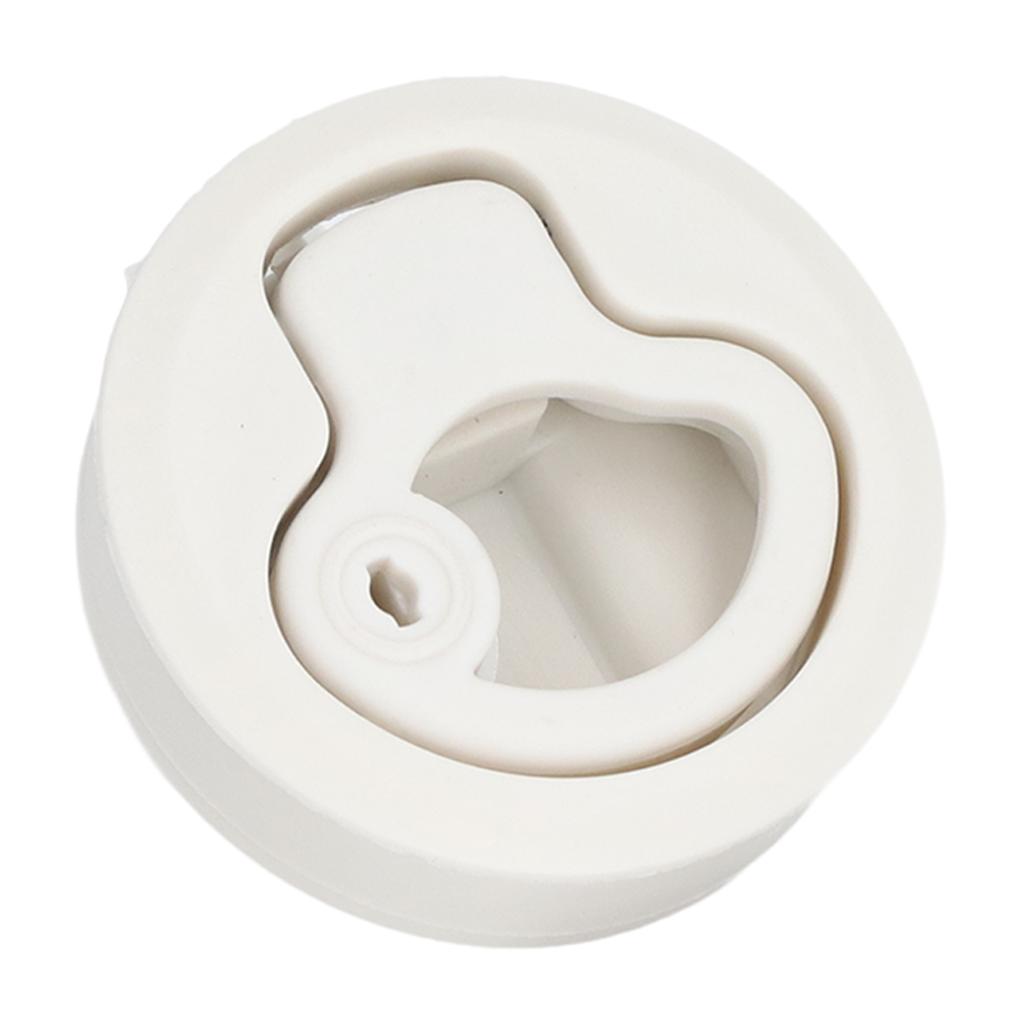 Замок двери шкафа автодома Врезной круглый из цинкового сплава с 2 ключами Защита от ржавчины Скользящий для яхты дома