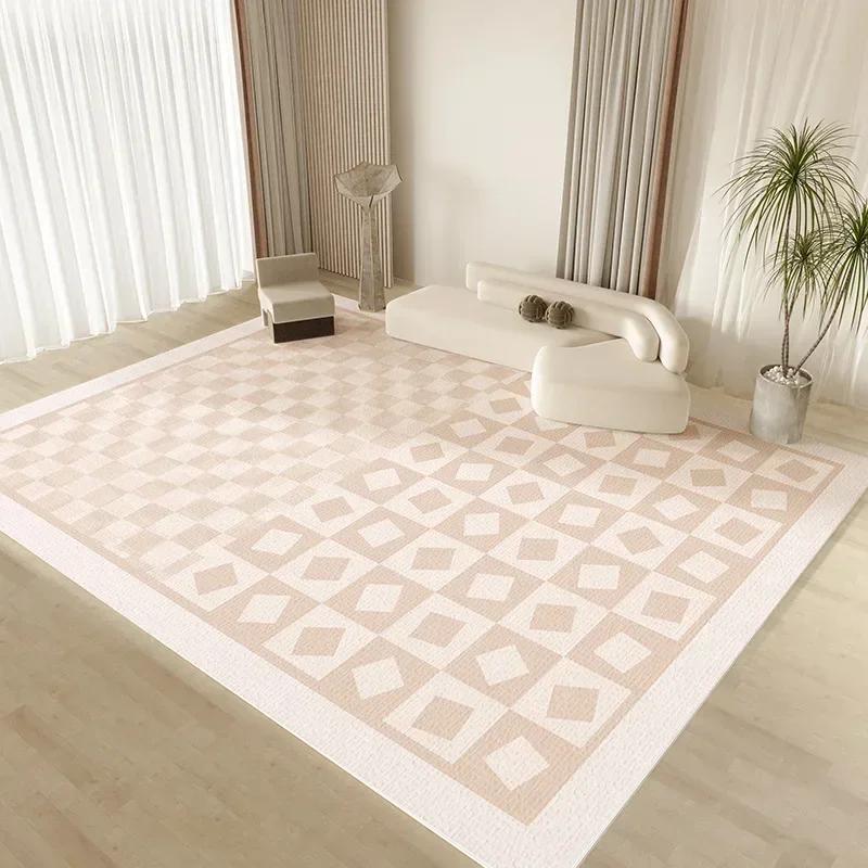 Скандинавский ковер для гостиной, простой и утолщенный диван, журнальный столик, ковер, прикроватные коврики для домашней спальни, домашний декор, автомобиль