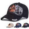 Unisex HORSE Splicing Embroidery Adjustable Personality Hip Hop Baseball Hat Trucker Hats Spring Autumn Outdoor Sport Travel for Women Men