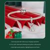 Yinziyun S925 Sterling Silver Small Bell Pendant Christmas Necklace