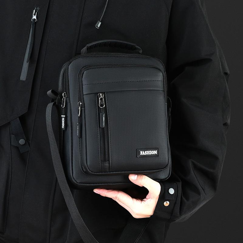 Мужская легкая сумка-мессенджер из оксфорда - Модная повседневная наплечная сумка с элегантным дизайном