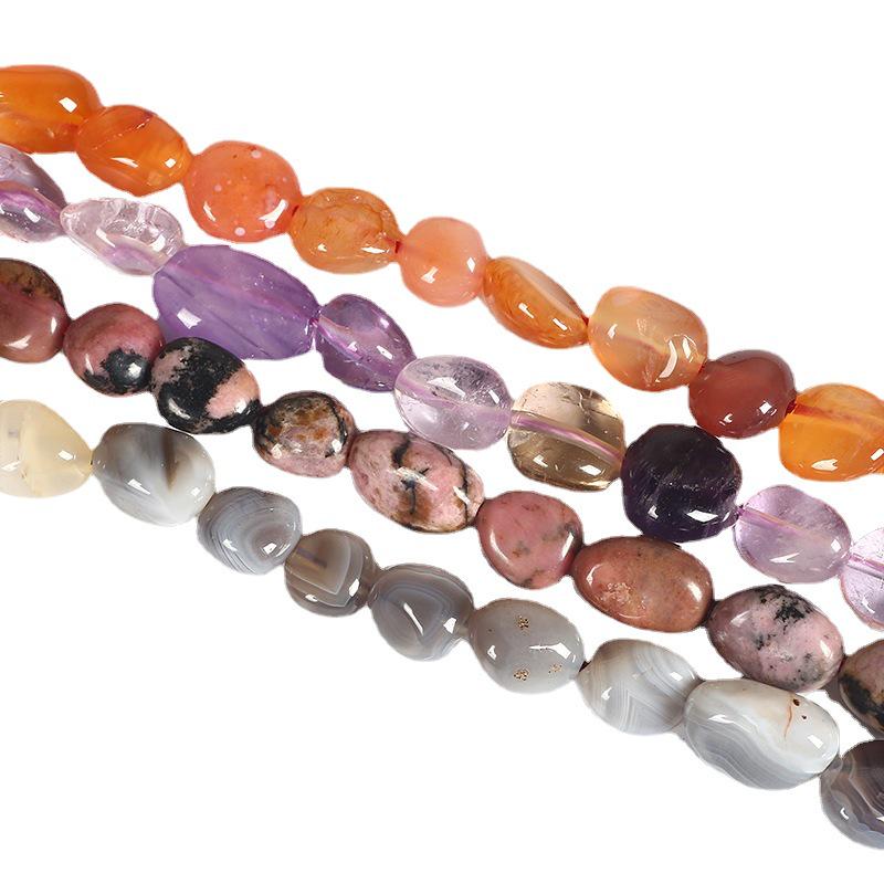 8x10мм Розово-красный агат и аметист Персидский залив овальные бусины
