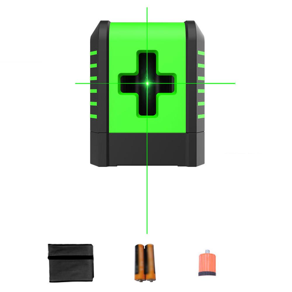 Маленький портативный 2-линейный лазерный нивелирный лазер 3 градуса Самовыравнивающаяся диагональная линия Многофункциональный