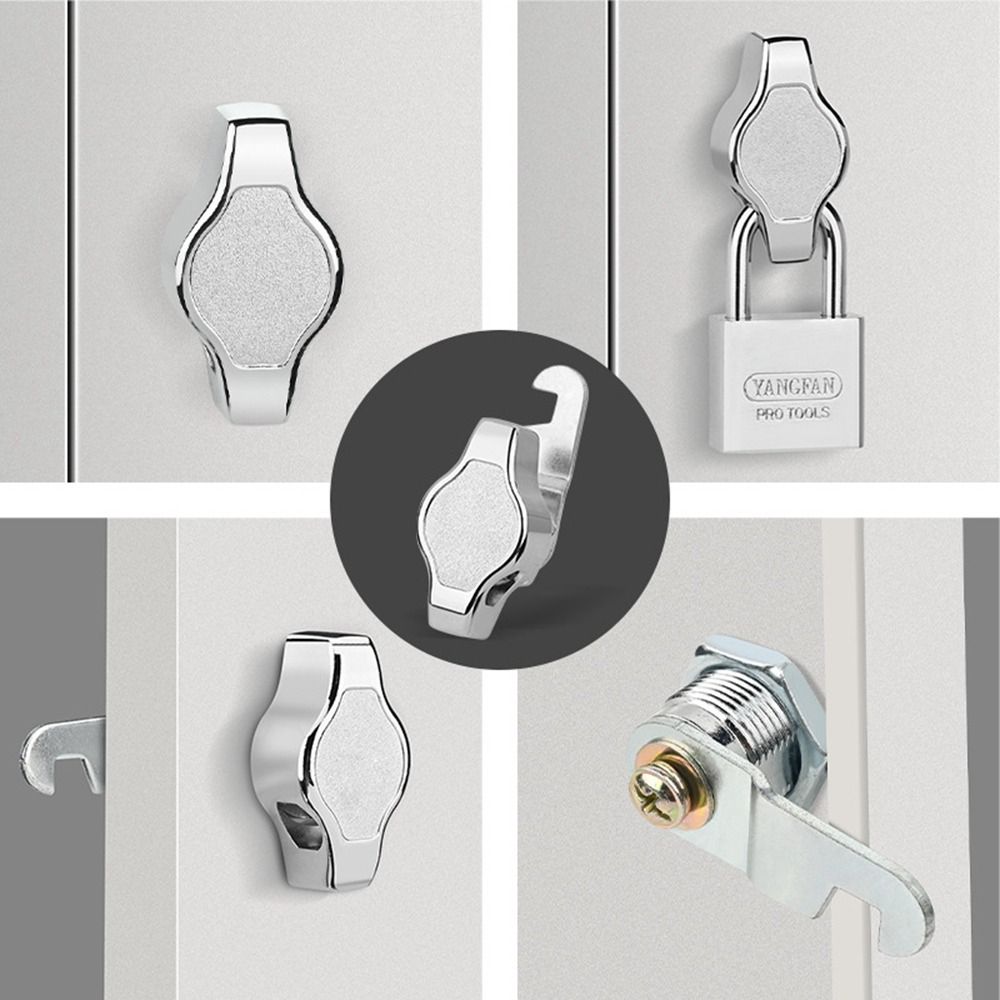 Zinc Alloy Cabinet Door Padlock Keyless Mechanical Door Lock New Furniture Padlock Cabinet Mailbox