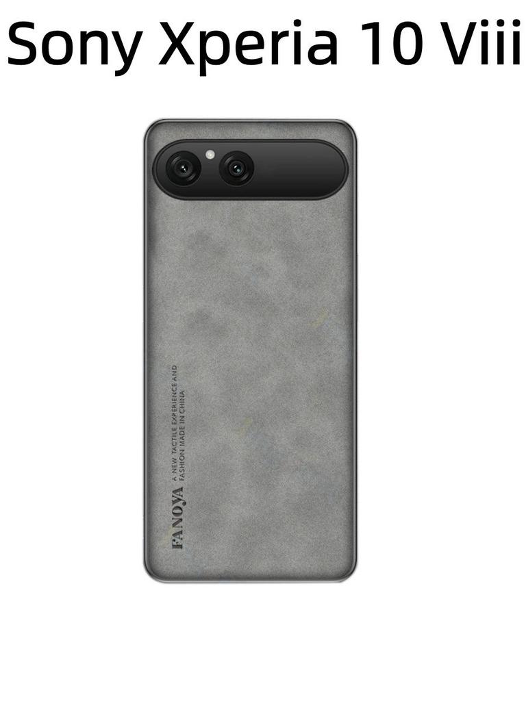 For Sony Xperia 10 Viii Case Frosted Soft Vintage Leather Anti Drop For Sony Xperia 10 Viii Back Cover