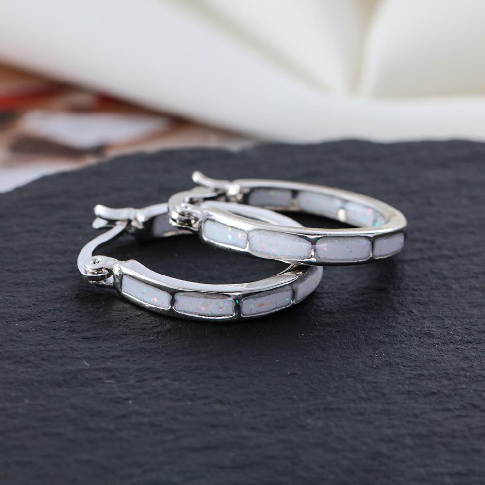 Fashion Jewellery Healthy Stimulation Acupoint Gallstone Earrings Weight Loss Hoop Slimming Earring