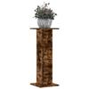VidaXL Plant Stands 2 Pcs Smoked Oak Engineered Wood, Flower Stand, Pot Stand, Plant Holder 3307868