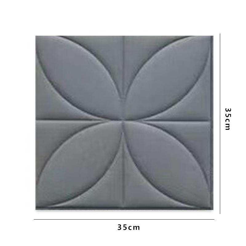 4 шт. 35*35 см Потолок Спальня Декор 3D Фон Обои Отклеивающиеся и Наклеивающиеся Водонепроницаемые Наклейки на Стену Анти-столкновение Домашний Декор