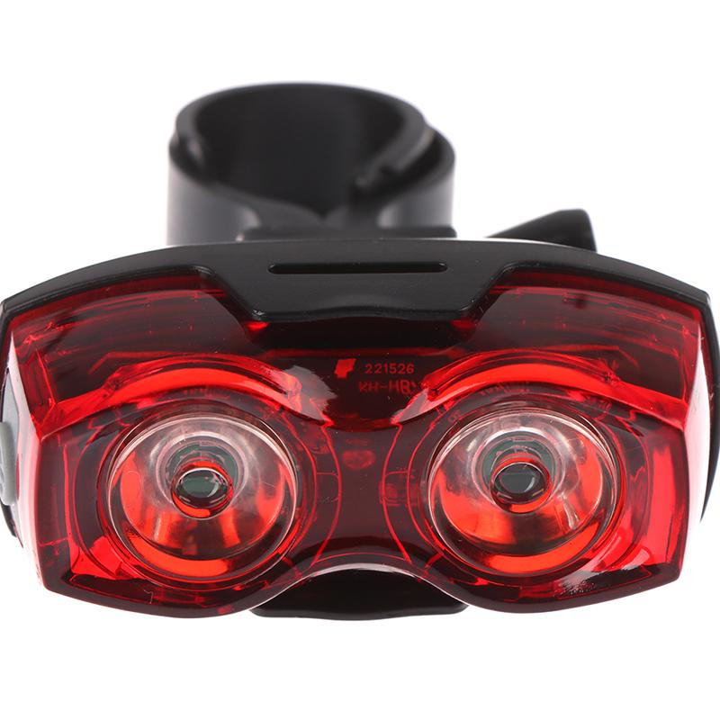 2-светодиодный яркий велосипедный безопасный задний фонарь с мигающим задним фонарем