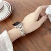 Ремешок из нержавеющей стали для умных часов Samsung Galaxy Fit 3, Металлический браслет-цепочка, Браслет на запястье для Fit3, Аксессуары для ремешка Fit3
