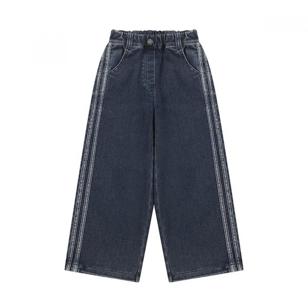 Tiffany Navy Denim Wide Pt T55kap080